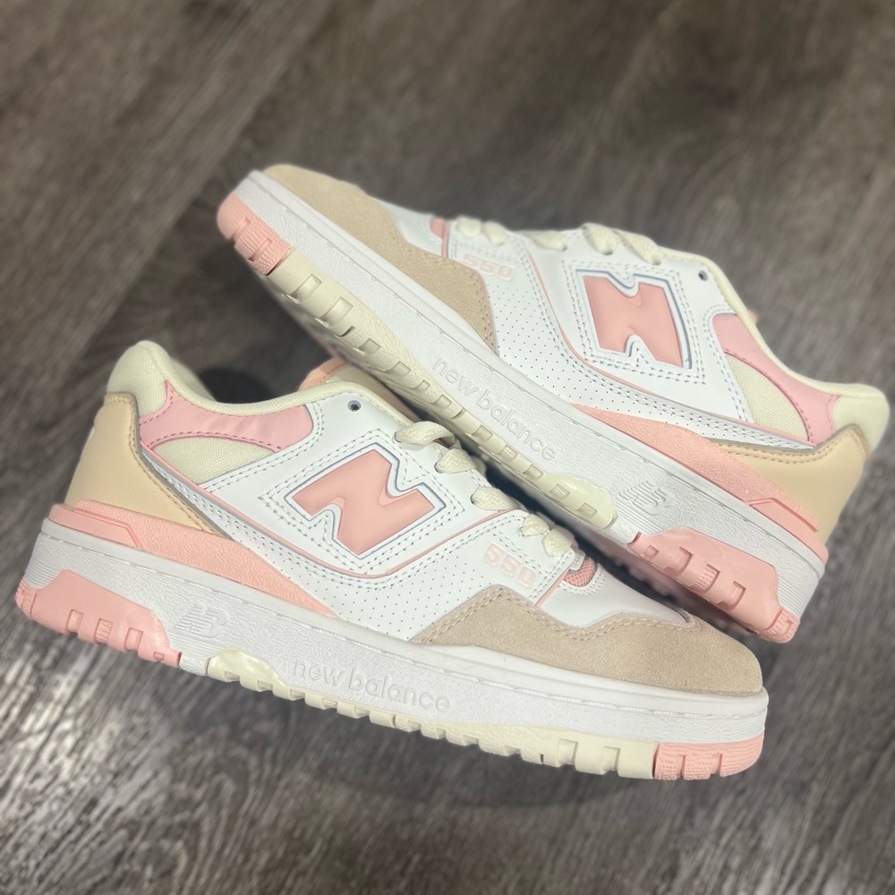 Wmns 550 New Balance 'White Pink'